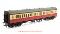R40476 Hornby Collett Bow Ended Corridor Third Coach number W4551W - BR Crimson & Cream - era 4